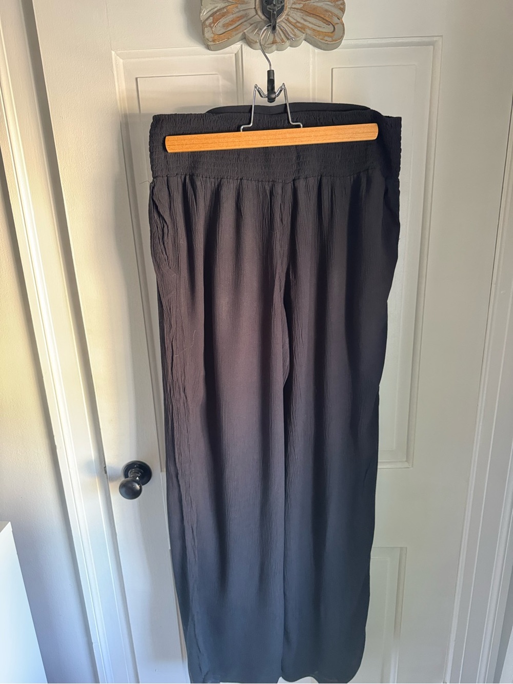 Three Dots Women’s Crepe Elastic-Waist Pants